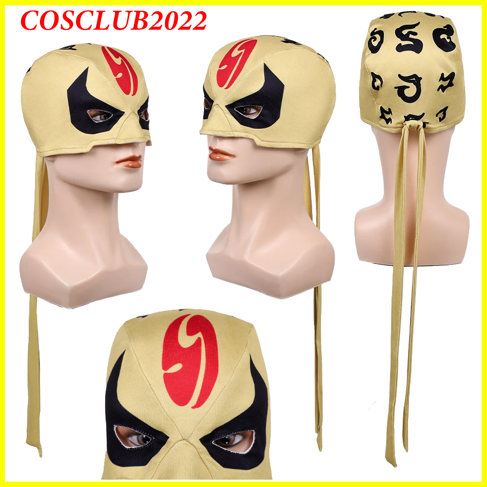 Men'S Yellow Accessories - Erkekler Demir Yumruk Cosplay Sarı Başlık