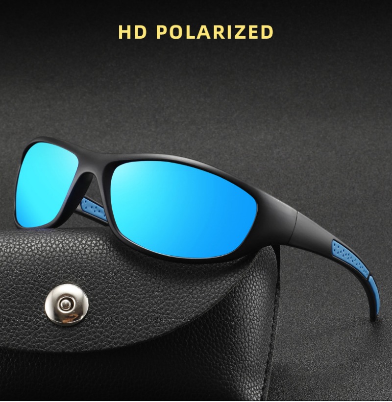 Sunglasses Polarized Men - 1 adet açık spor polarize gözlüğü