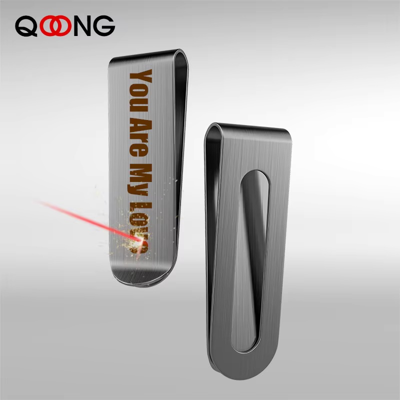Money Clip Slim - Özel Yazılı 2 Stil Paslanmaz Çelik