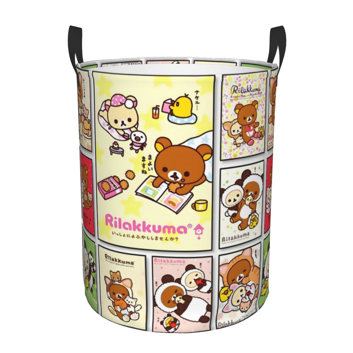 Men Accessories Hamper - Anime Rilakkuma Karikatür Kawaii Çamaşır Sepeti