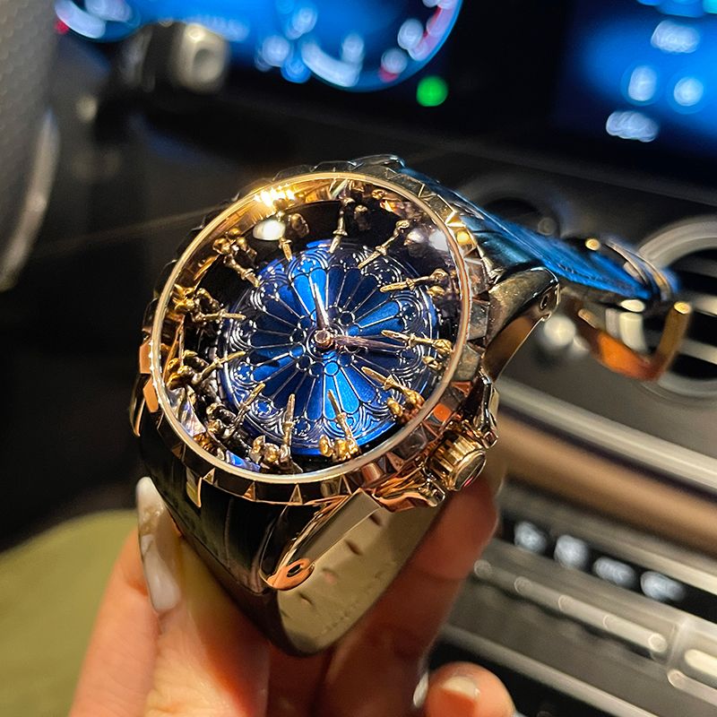 Men'S Accessories Best - Lüks ve Zarif Erkek Saati, Yuvarlak