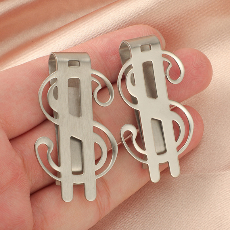 Money Clip Slim - 1 adet ince para klipsi paslanmaz