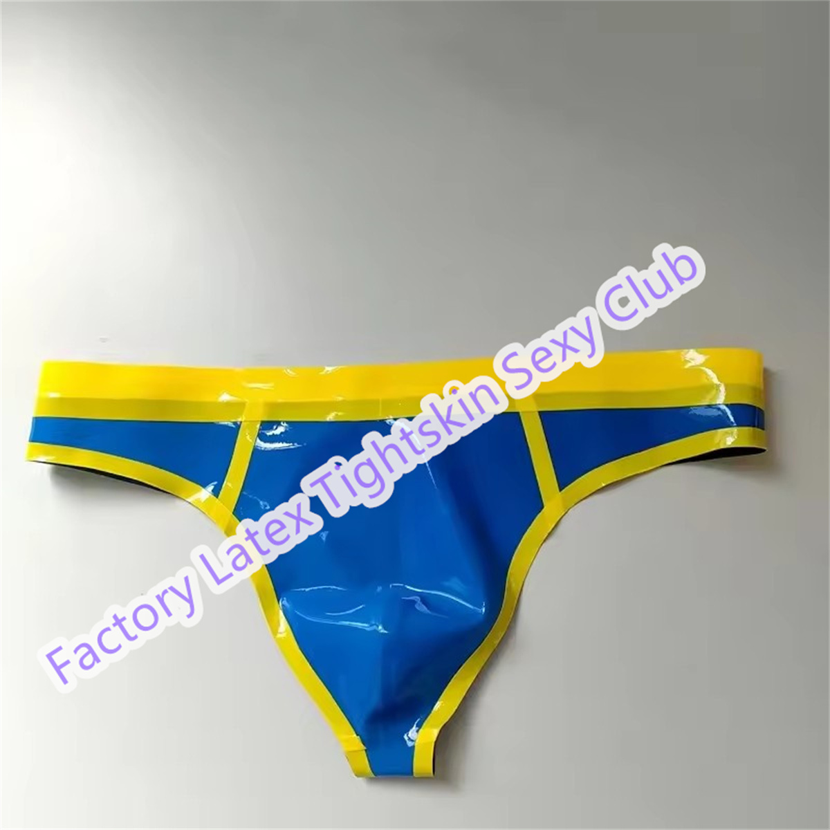 Men'S Yellow Accessories - Erkek Lateks Külot Kauçuk Şort Sarı