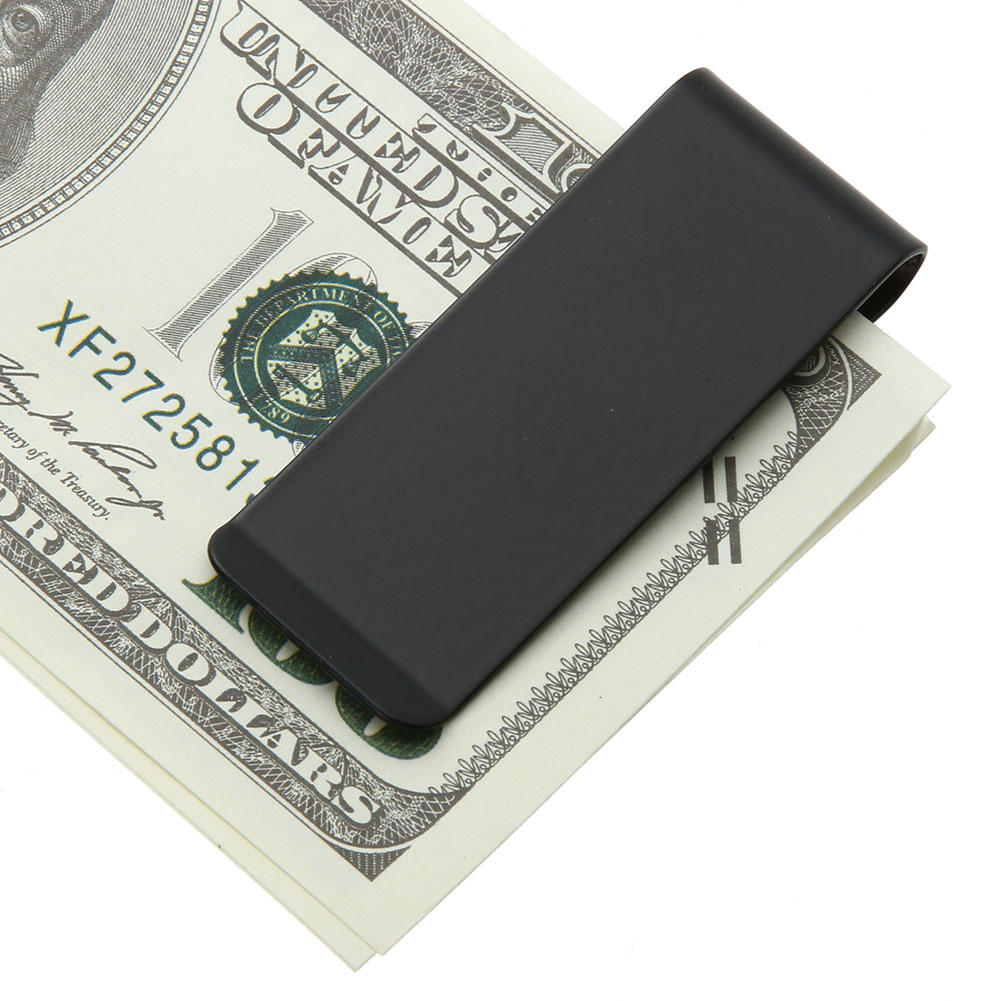 Money Clip Slim - Paslanmaz Çelik Para Klipsi İnce Nakit