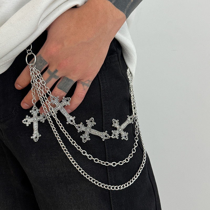 Men'S Accessories For Jeans - Moda Punk Metal Pantolon Zinciri Hip