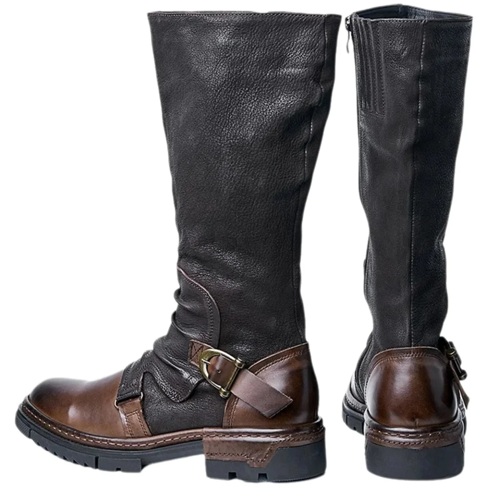 Men Accessories Style - Erkek Ortaçağ Retro Suni Deri Ayakkabı