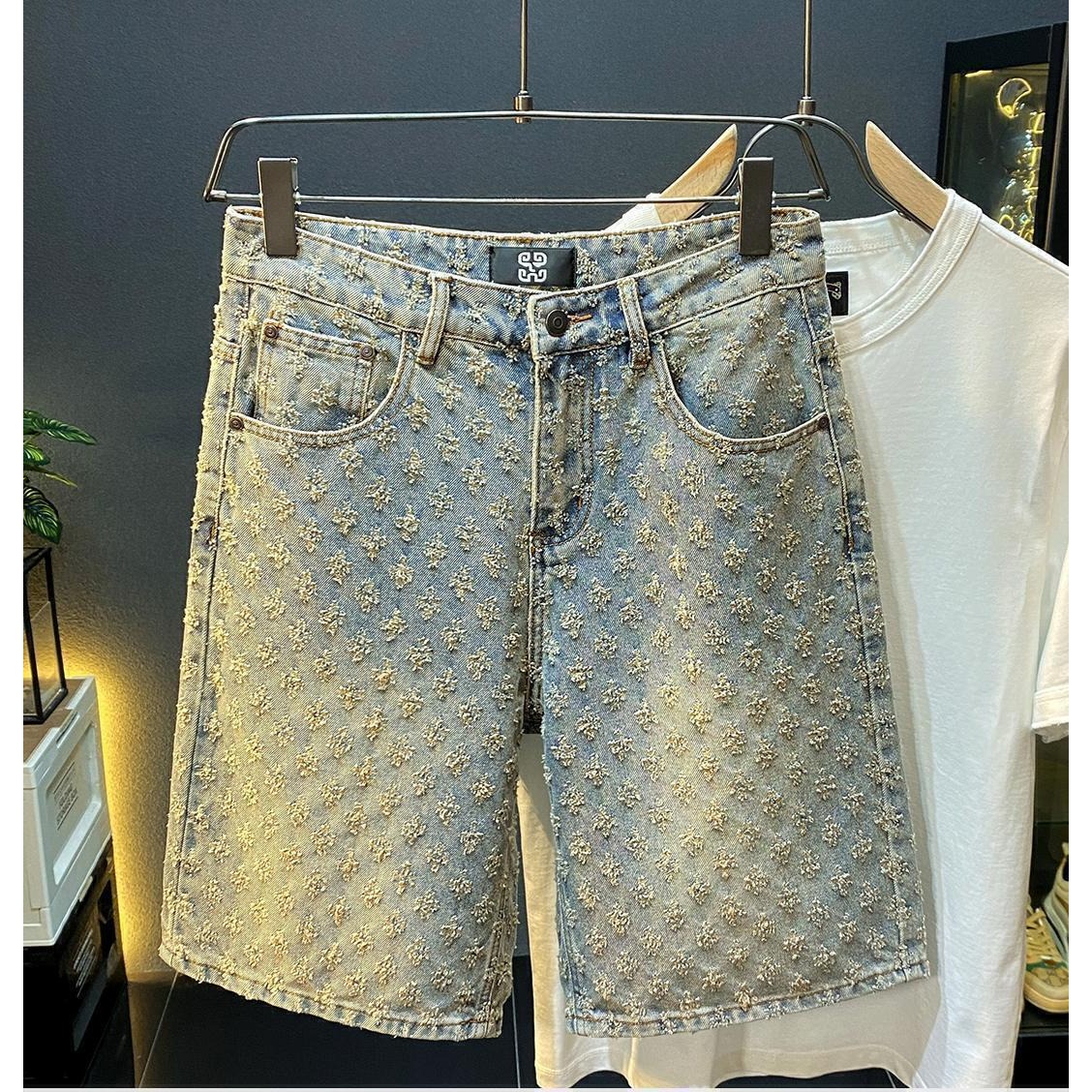 Men'S Accessories For Jeans - Yazlık High Street Kot Şort Erkek