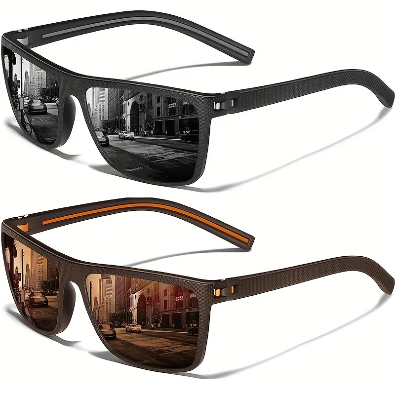 Sunglasses Polarized Men - Erkekler ve Kadınlar için Kare Açık