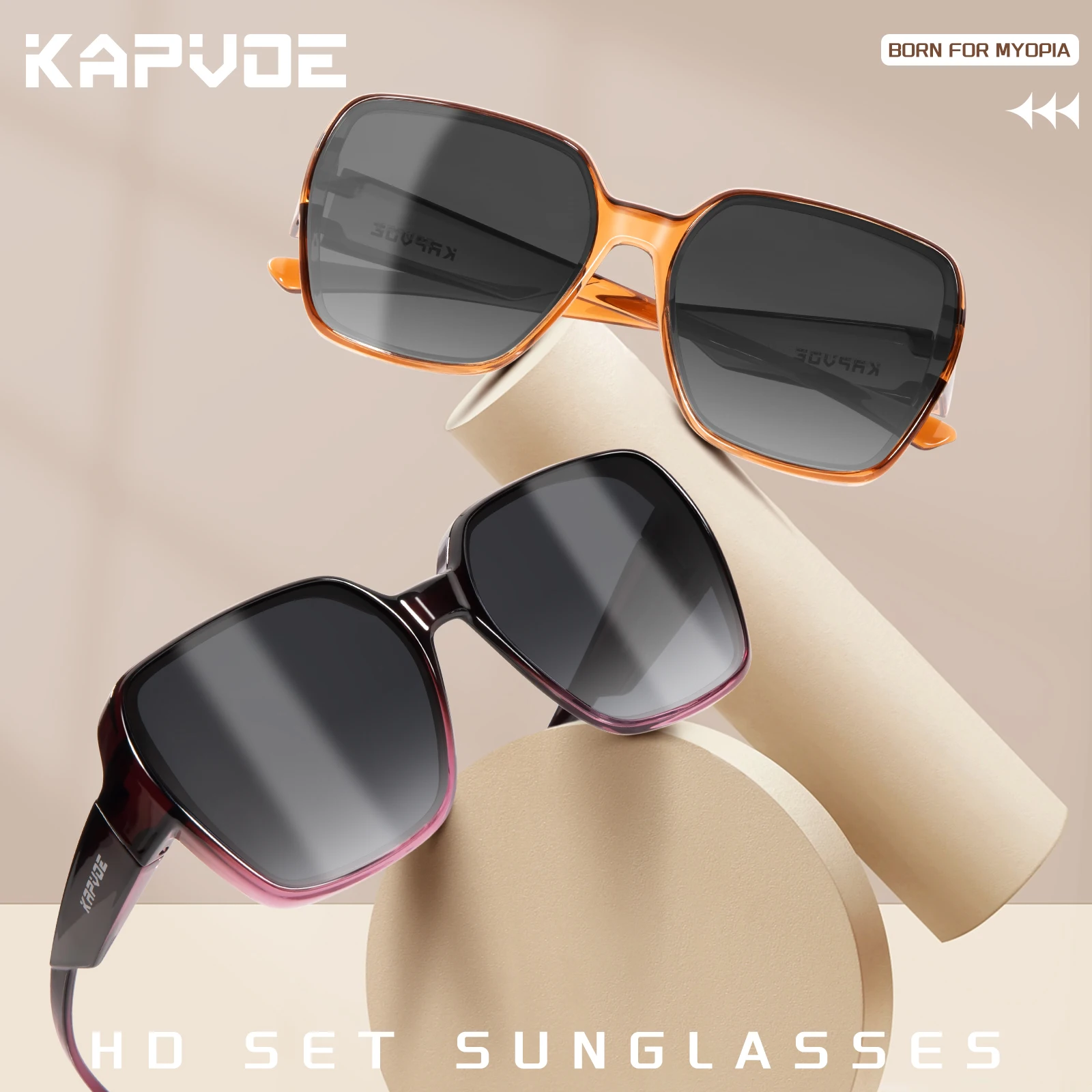 Sunglasses Polarized Men - Kapvoe Fitover Güneş Gözlüğü Büyük Boy
