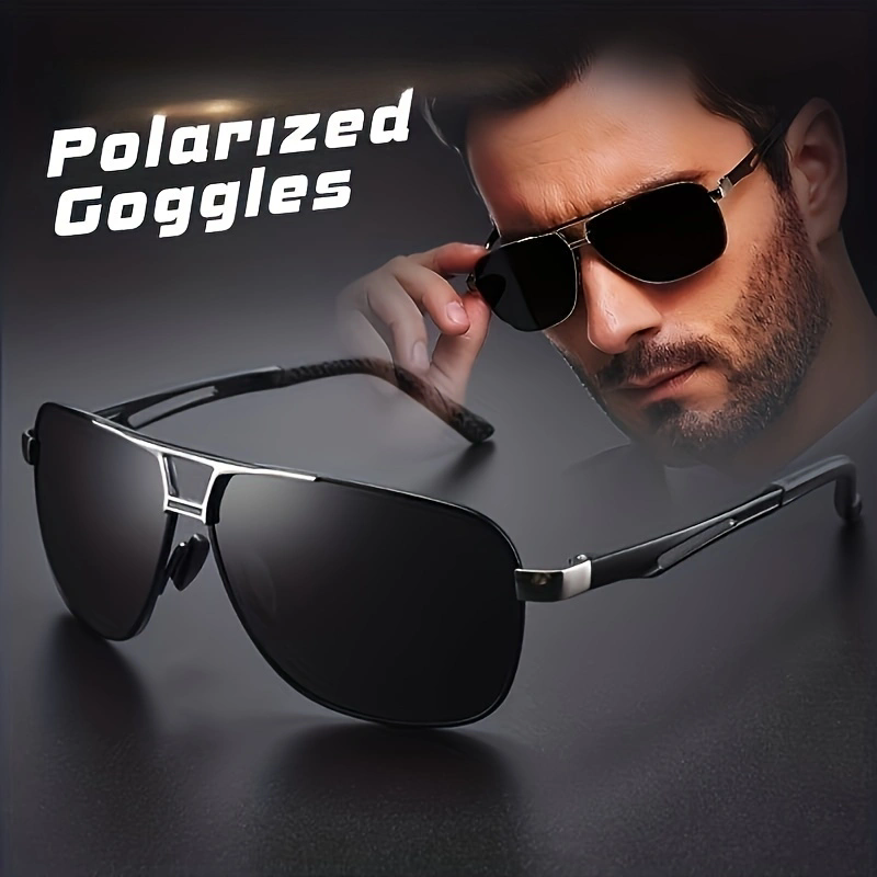 Sunglasses Polarized Men - Erkekler için moda Metal Güneş Gözlüğü