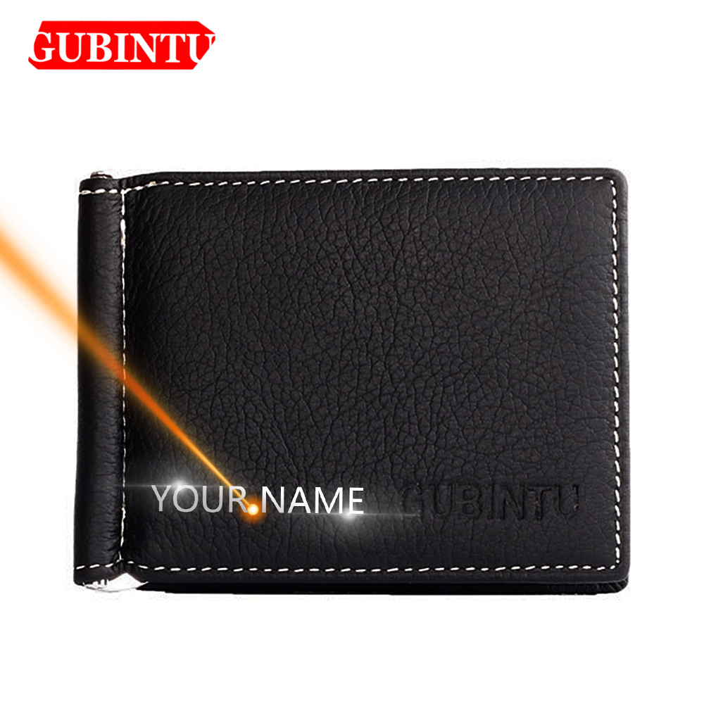 Money Clip Slim - Adı Gravür Para Klip Mini Cüzdan