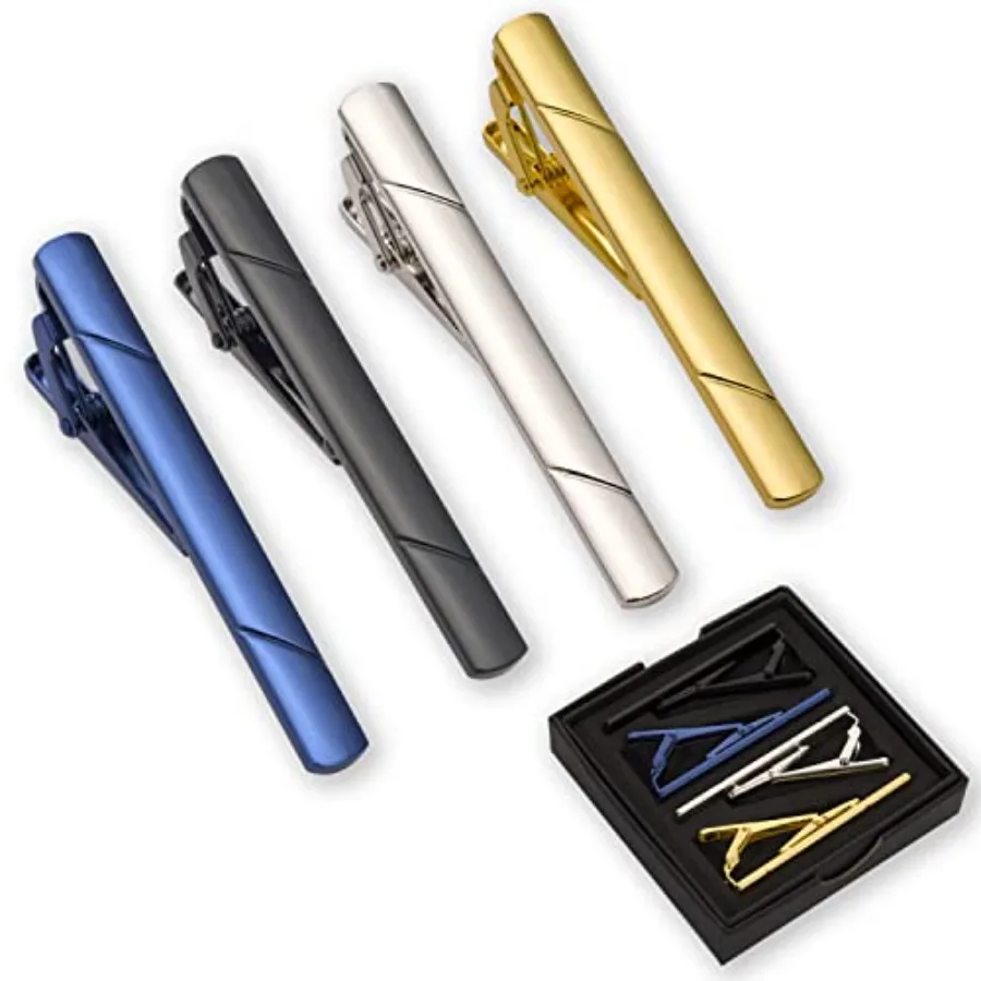 Men'S Accessories With Suits - Erkekler için 4 adet kravat iğnesi,
