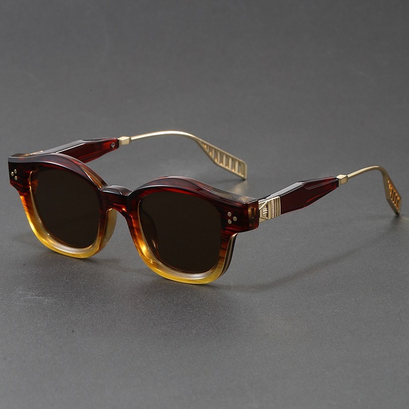 Retro Kare Asetat Güneş Gözlüğ - Sunglasses Polarized Men incelemesi ve fiyatı