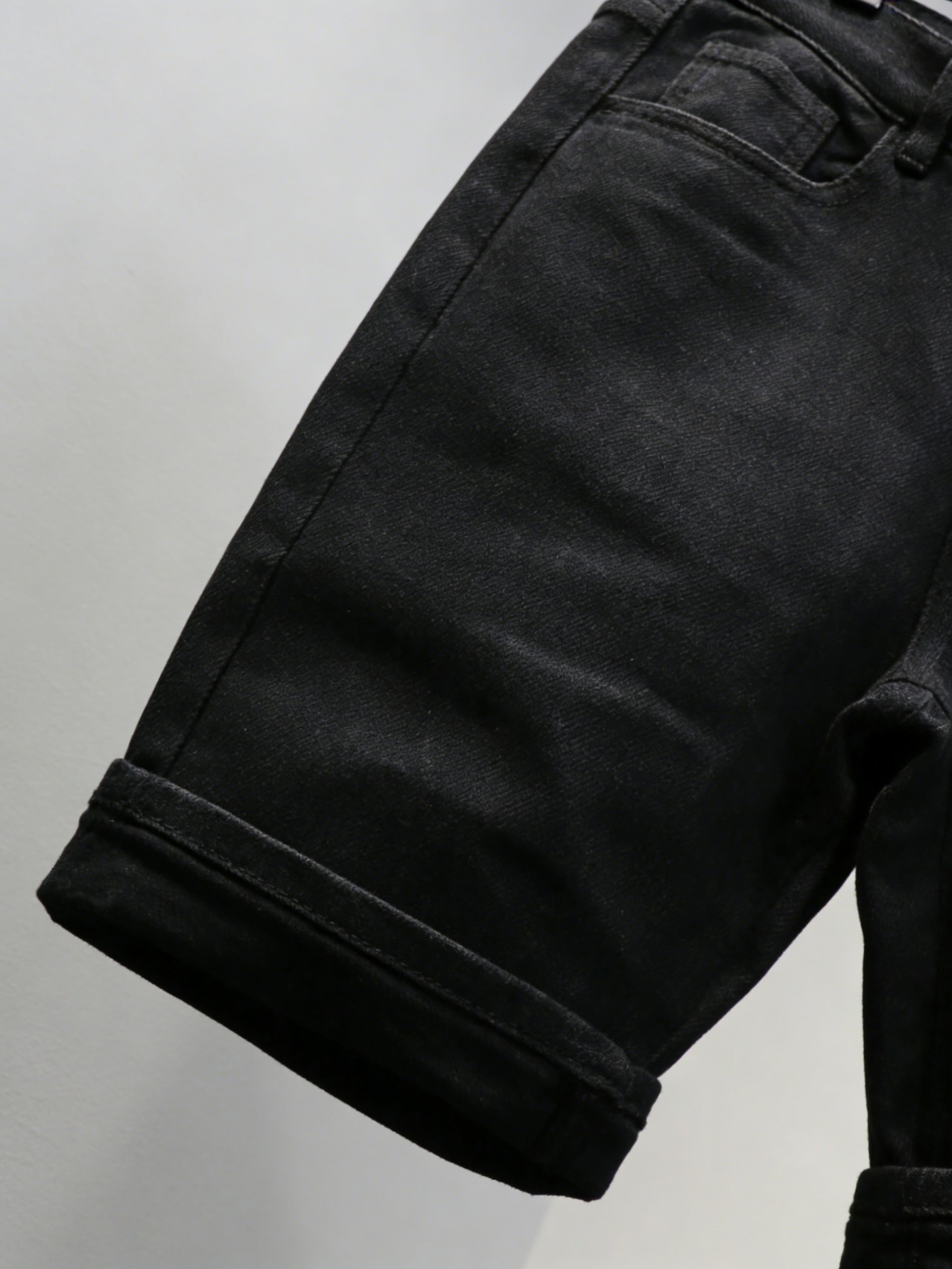 Düz Siyah Kot Şort Erkekler İç - Men'S Accessories For Jeans incelemesi ve fiyatı