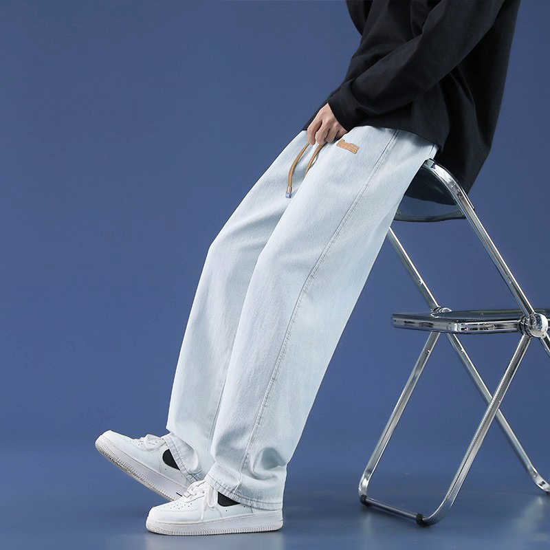Yaz ince erkek Baggy kot Lyoce - Men'S Accessories For Jeans incelemesi ve fiyatı