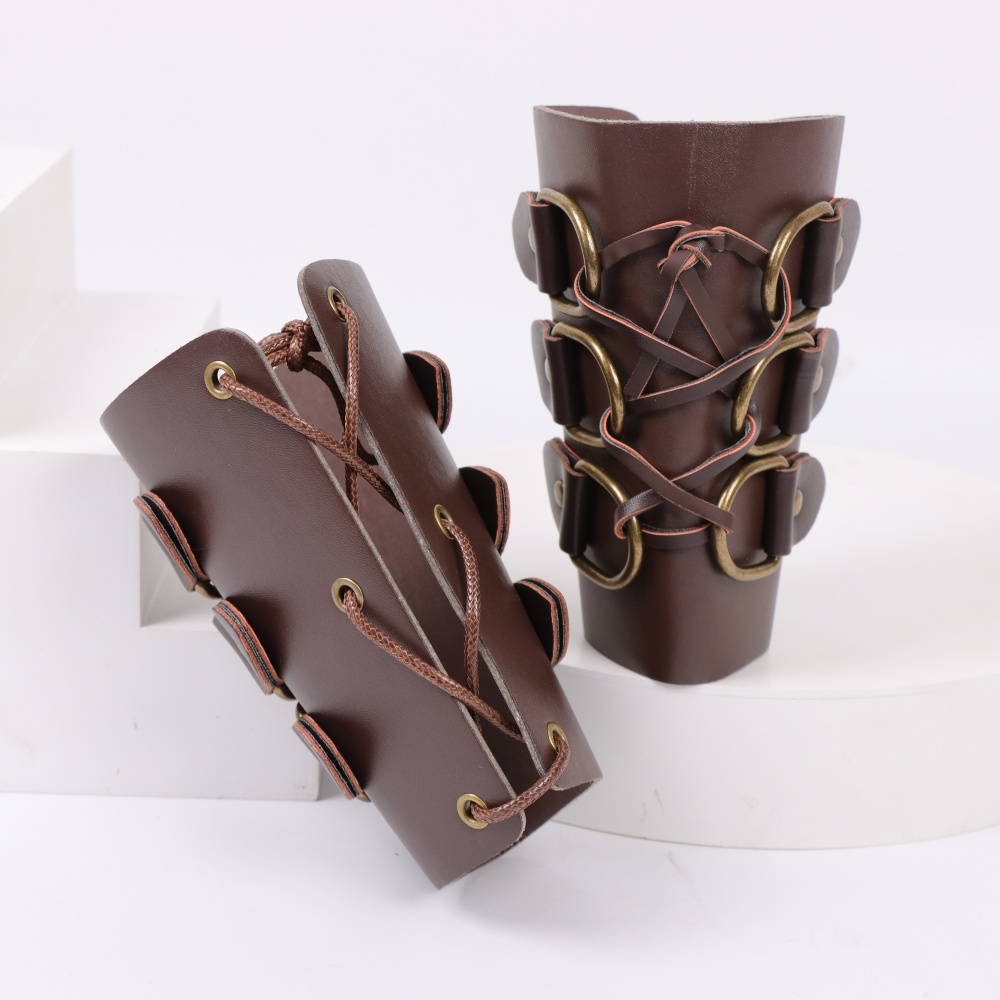 Ortaçağ Okçuluk Deri Uzun Eldi - Men Accessories Style incelemesi ve fiyatı