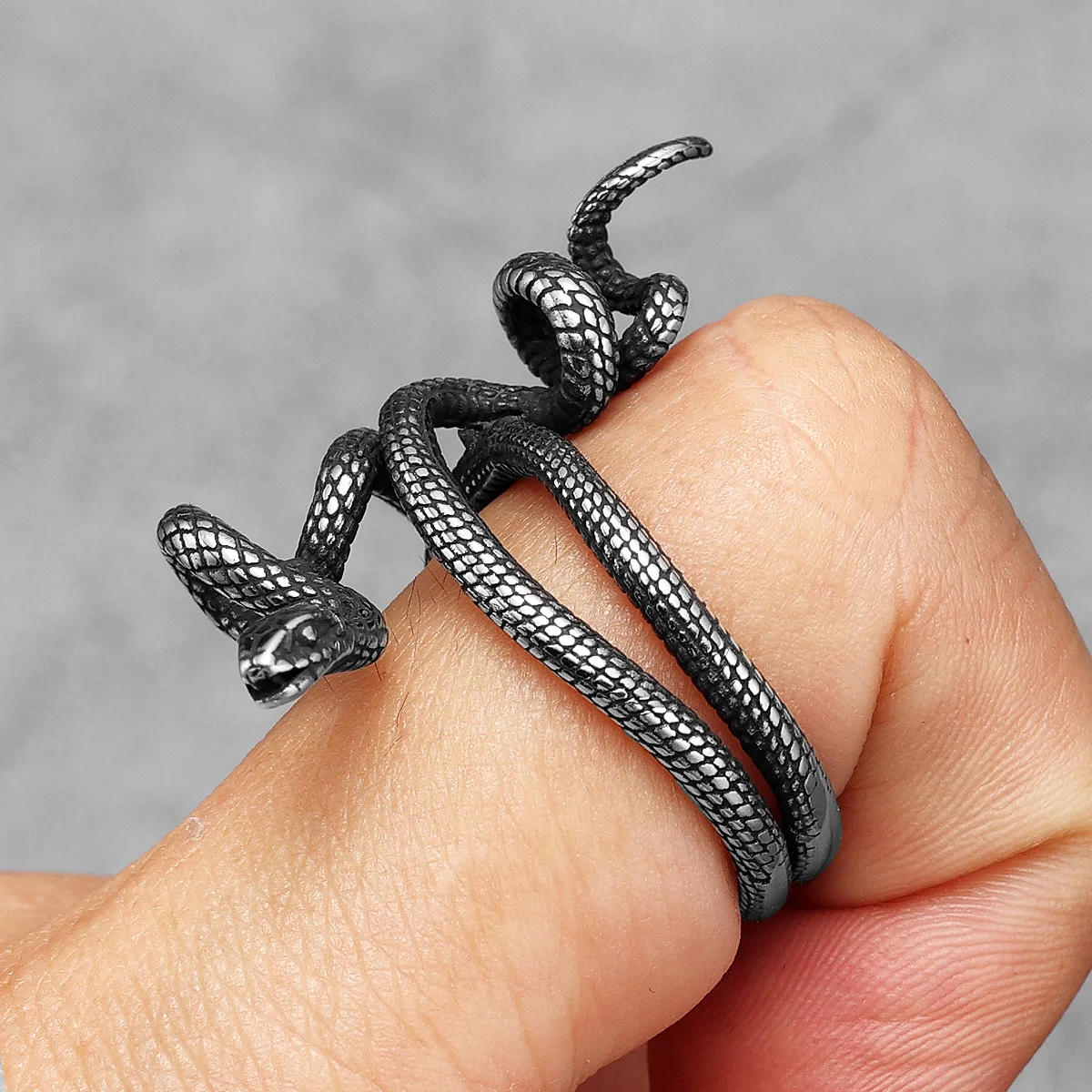Zehirli Yılan Yüzük 316L Pasla - Men'S Accessories Best incelemesi ve fiyatı