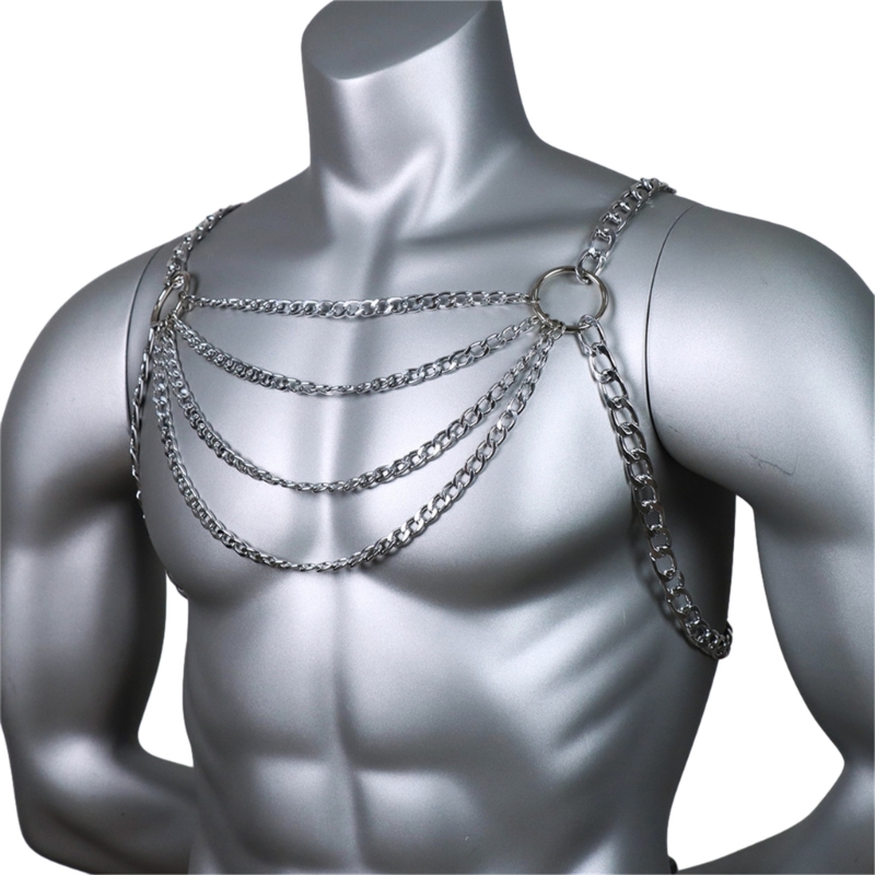 Erkek Seksi Metal Gövde Göğüs  - Mens Accessories Style incelemesi ve fiyatı