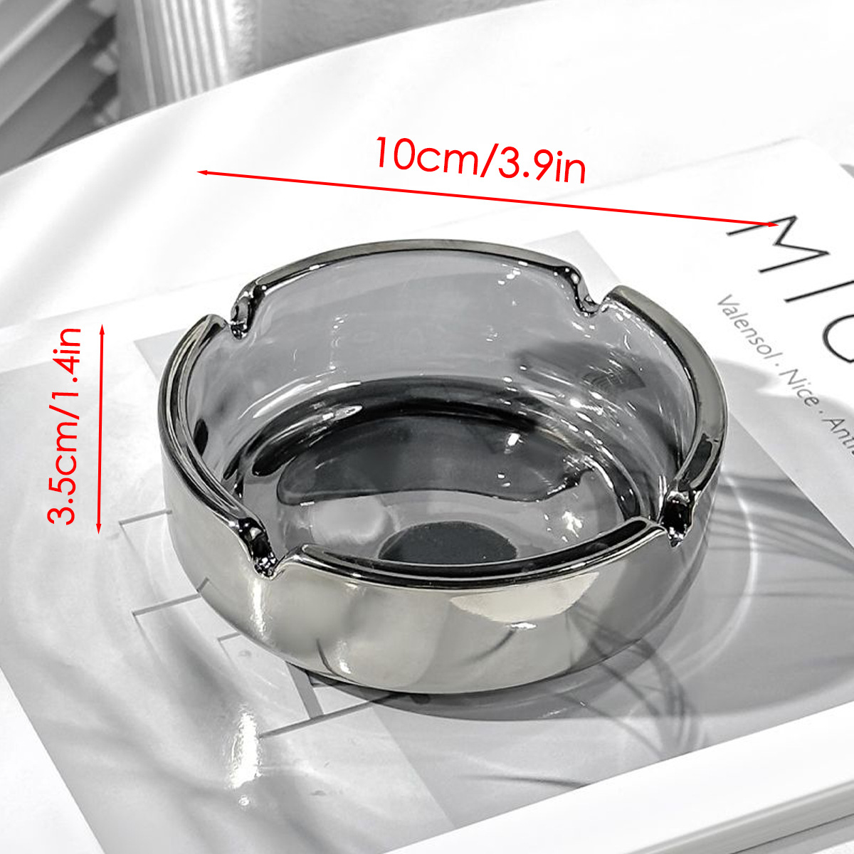 Şeffaf Cam Küllük, Puro Küllüğ - Men'S Accessories Tray incelemesi ve fiyatı