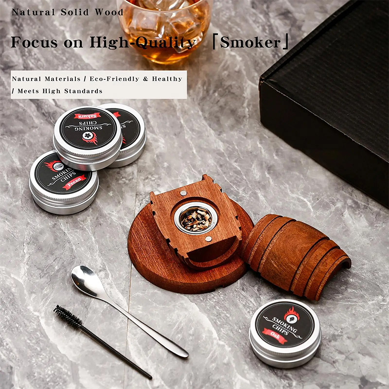 Ahşap Fıçı Viski Kokteyl Fümig - Men'S Accessories Tray incelemesi ve fiyatı