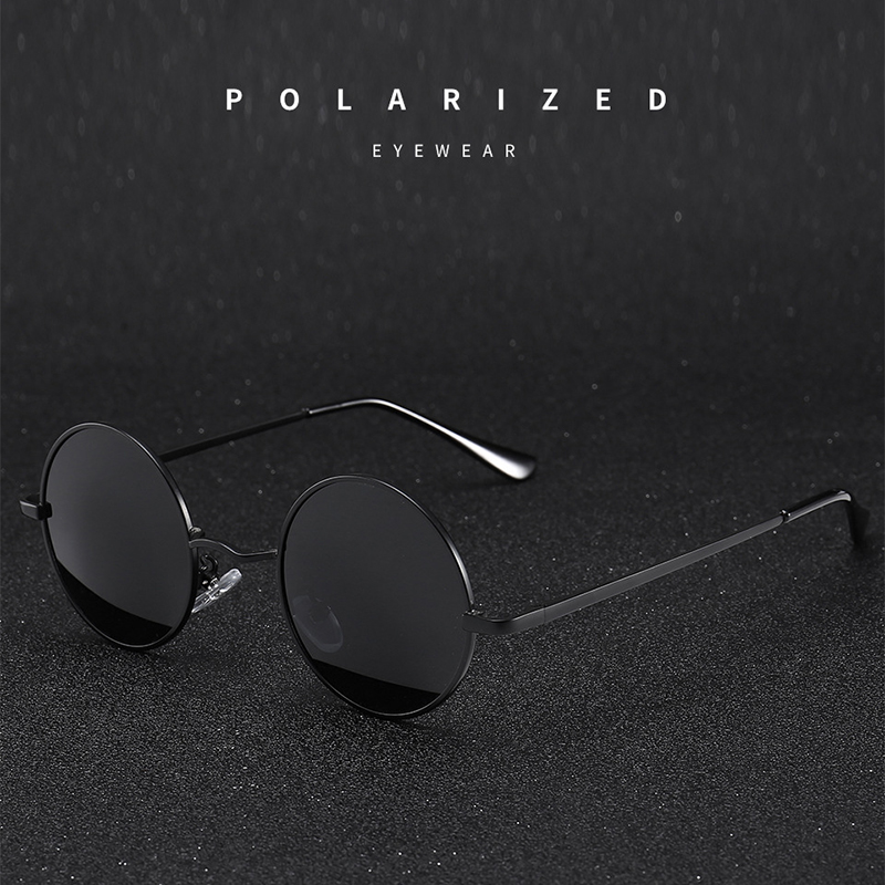 Retro Vintage Yuvarlak Güneş G - Sunglasses Polarized Men incelemesi ve fiyatı